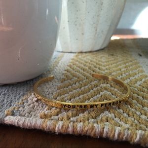 You’re My Person Gold Bracelet